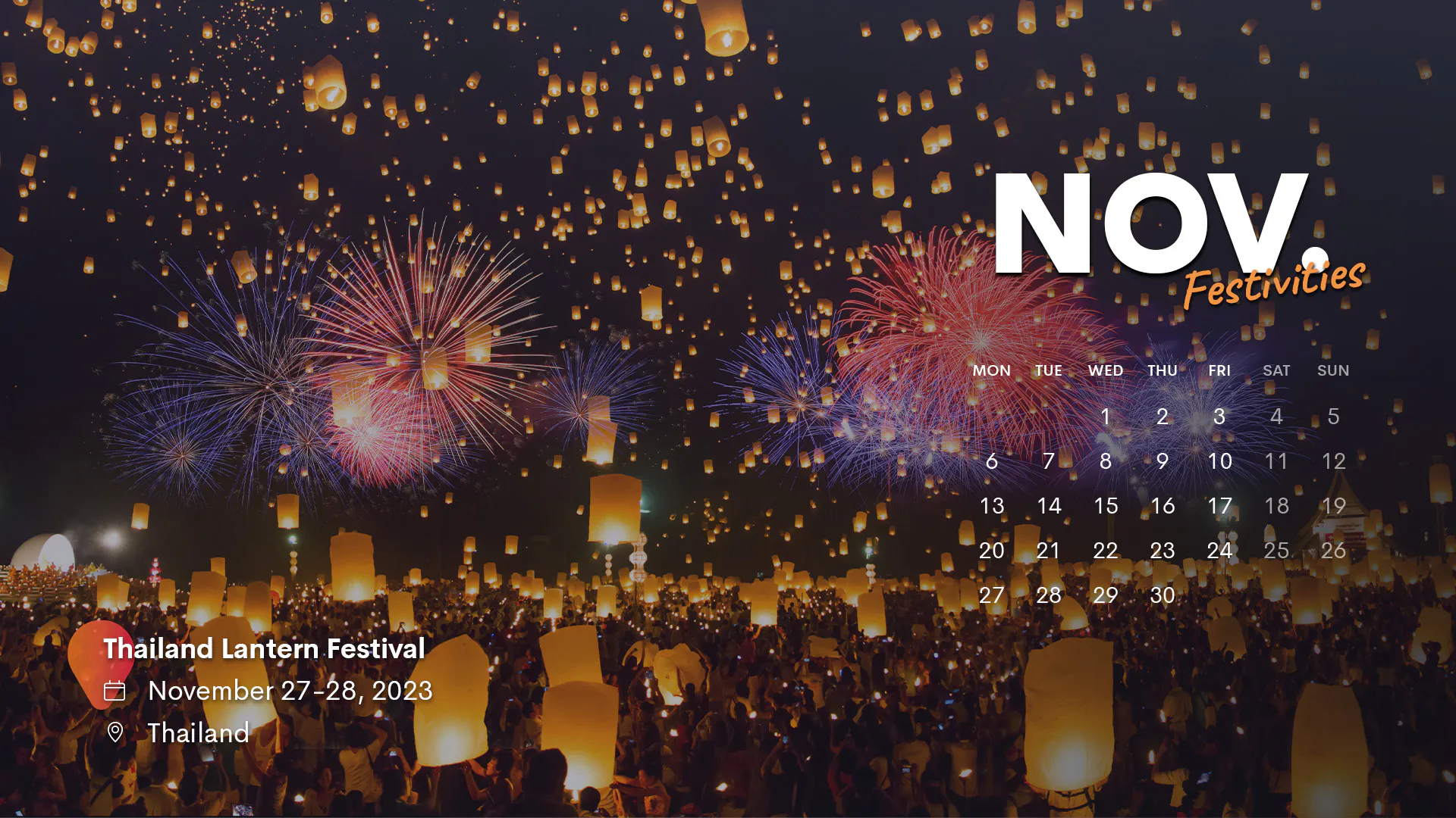 Festivals und Feiertage, die du im November nicht verpassen solltest!