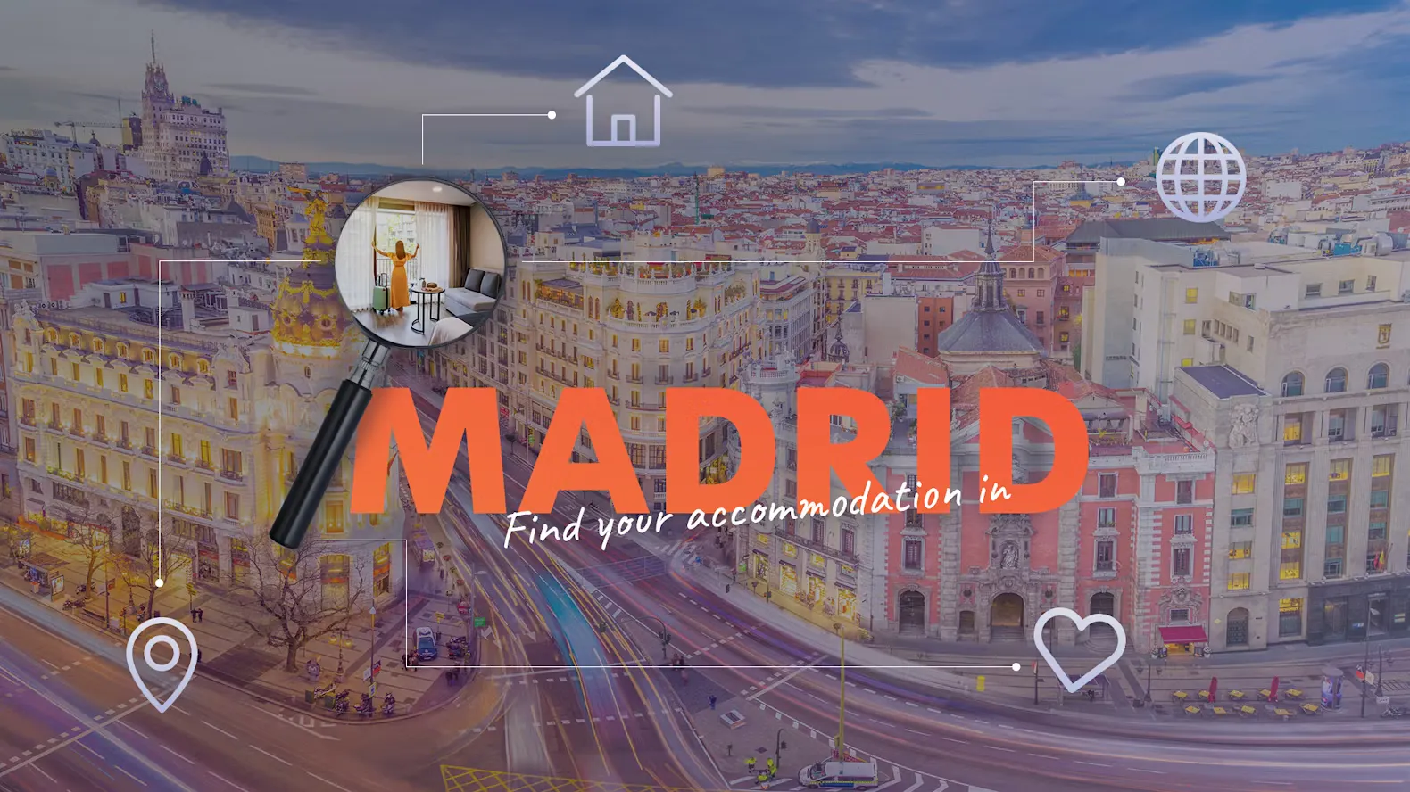Finde deine Unterkunft in Madrid
